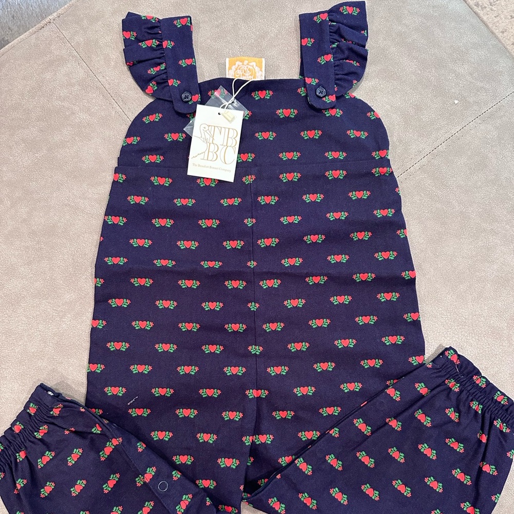 TBBC NWT Violet’s Vintage Overalls in A Kind Heart